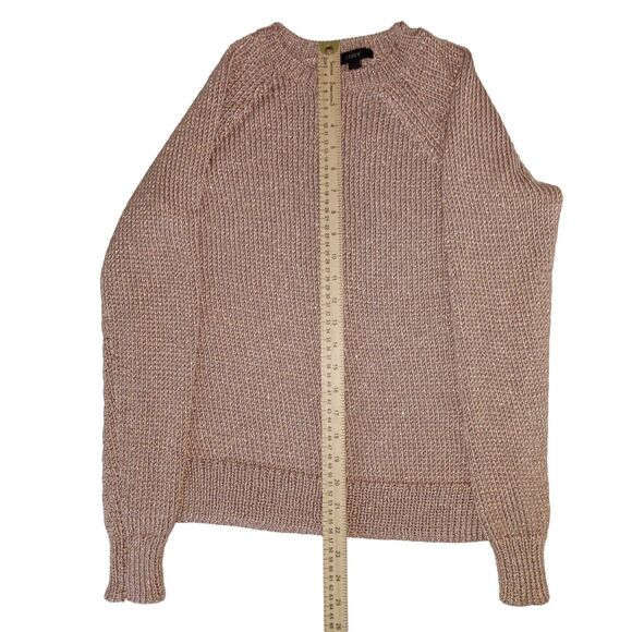 J.Crew Sweater Womens Size small pullover Sweater Metallic Knit - Picture 3 of 6